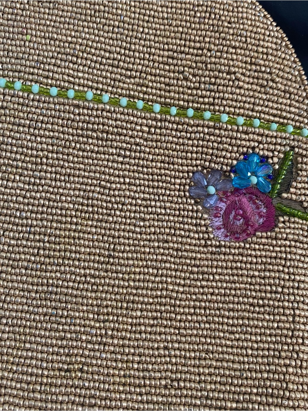 Mary Frances Pretty Parrot Beaded Crossbody Bag - Picture 7 of 15